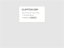 Tablet Screenshot of clifftondry.com